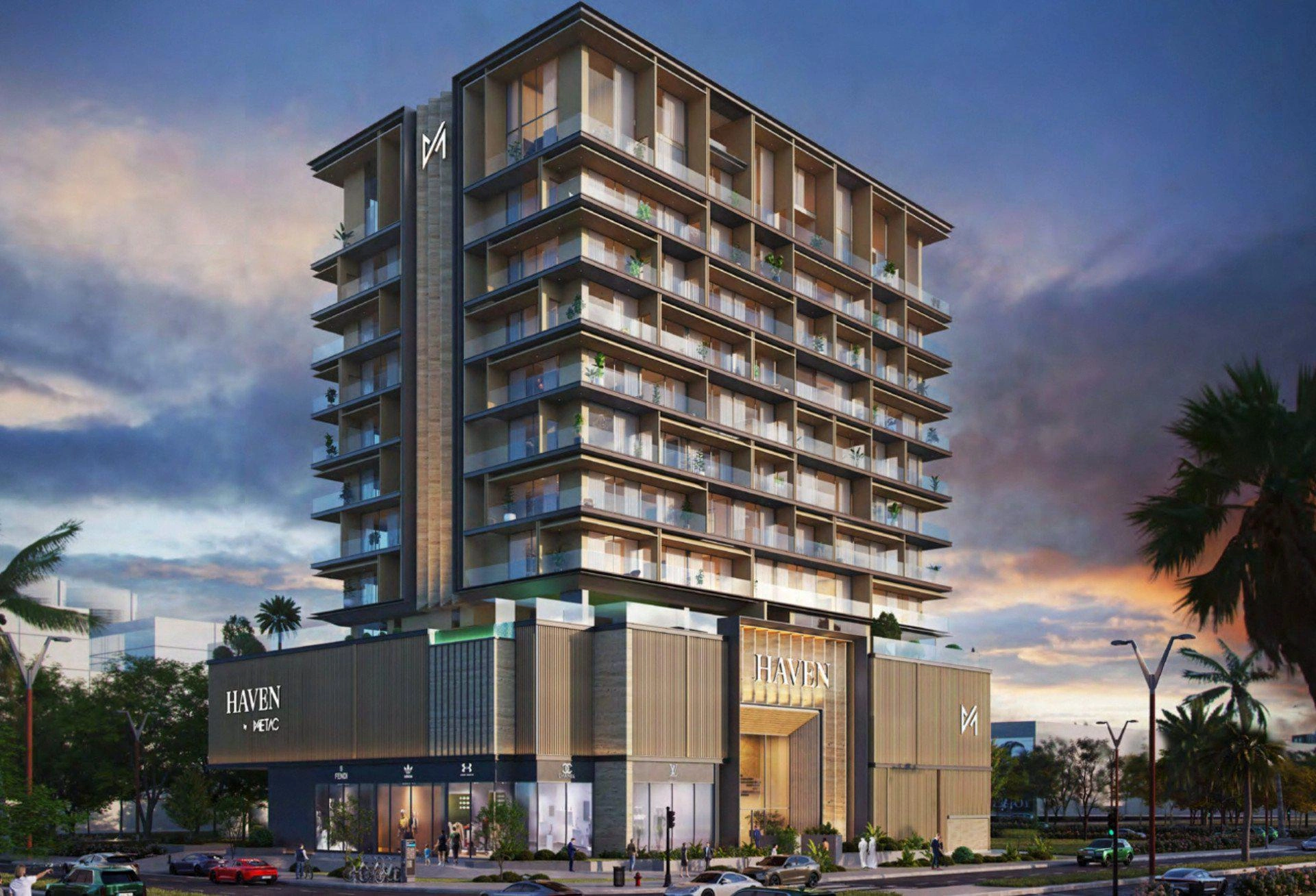 Апартаменты в современном жилом комплексе в Дубае, ОАЭ