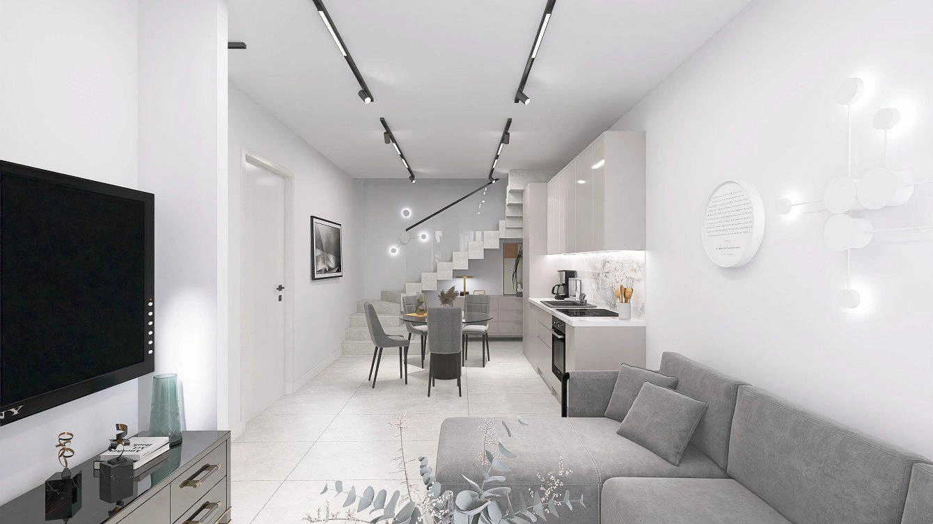 Дуплексы в современном жилом комплексе в Аттике, Греция