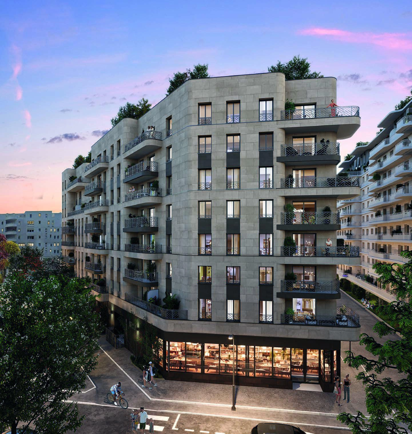 Квартиры в новом жилом комплексе у набережной Сены в Иль-де-Франс, Франция