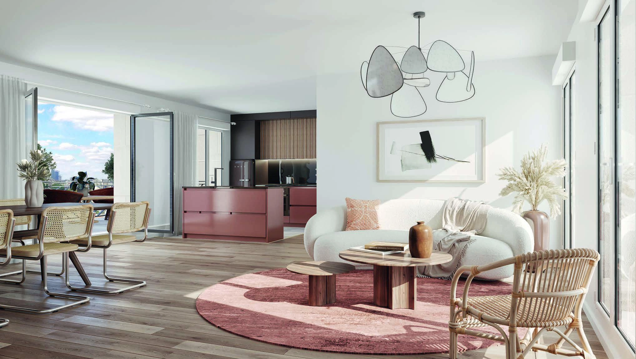 Квартиры в новом жилом комплексе у набережной Сены в Иль-де-Франс, Франция