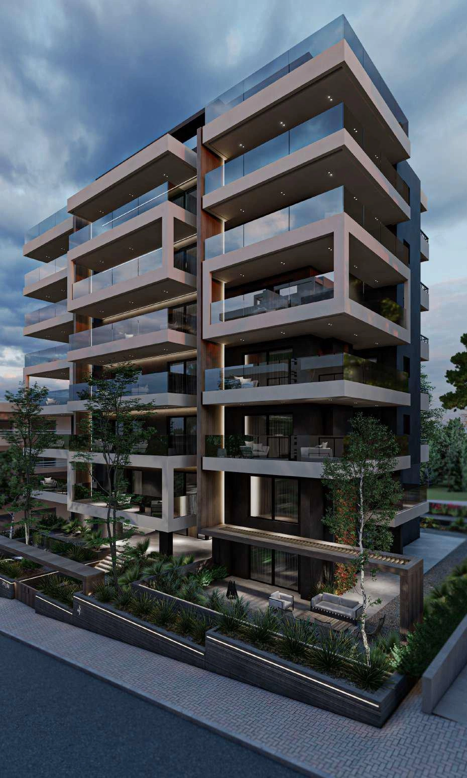 Апартаменты с озеленённой территорией в Аттике, Греция