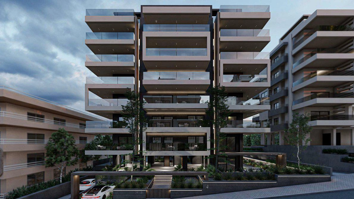 Апартаменты с озеленённой территорией в Аттике, Греция