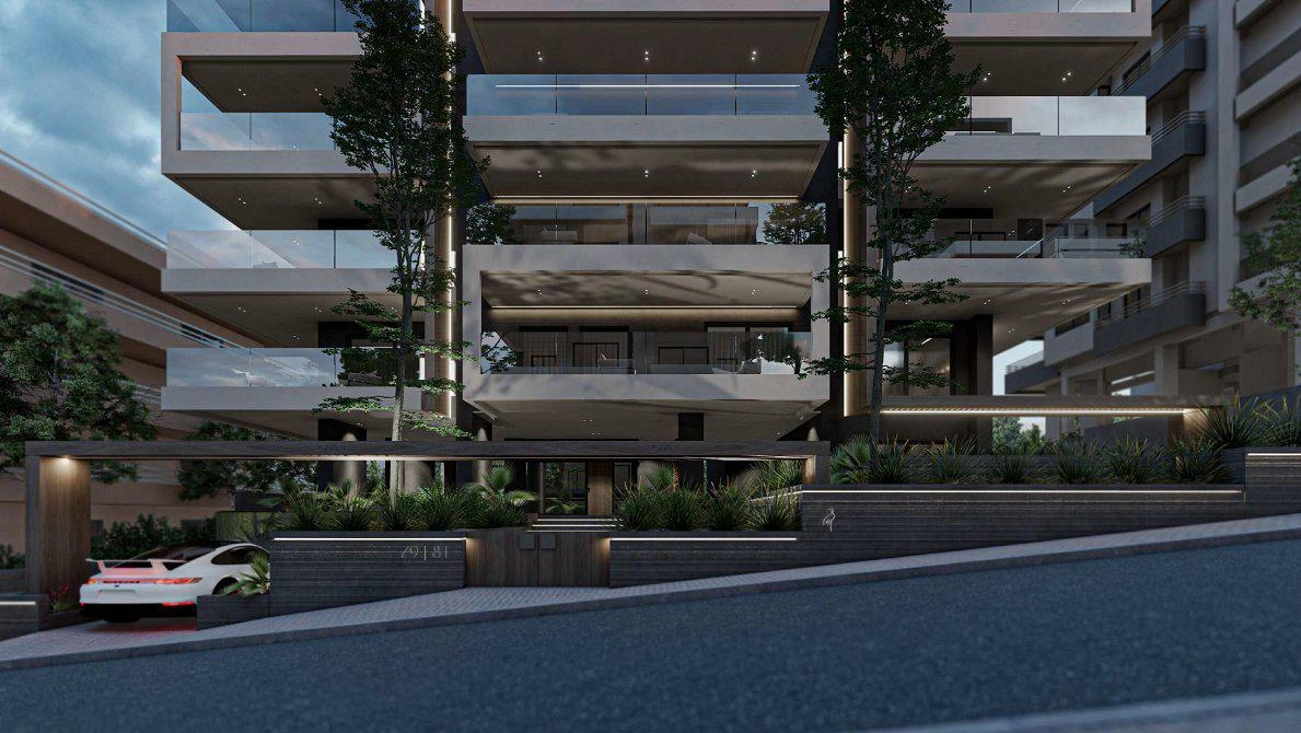 Апартаменты с озеленённой территорией в Аттике, Греция