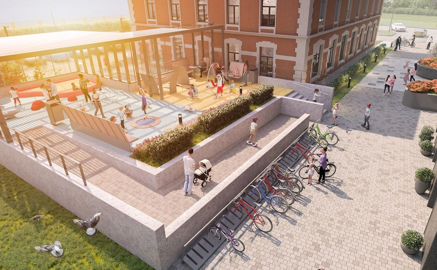 10-storey residential building