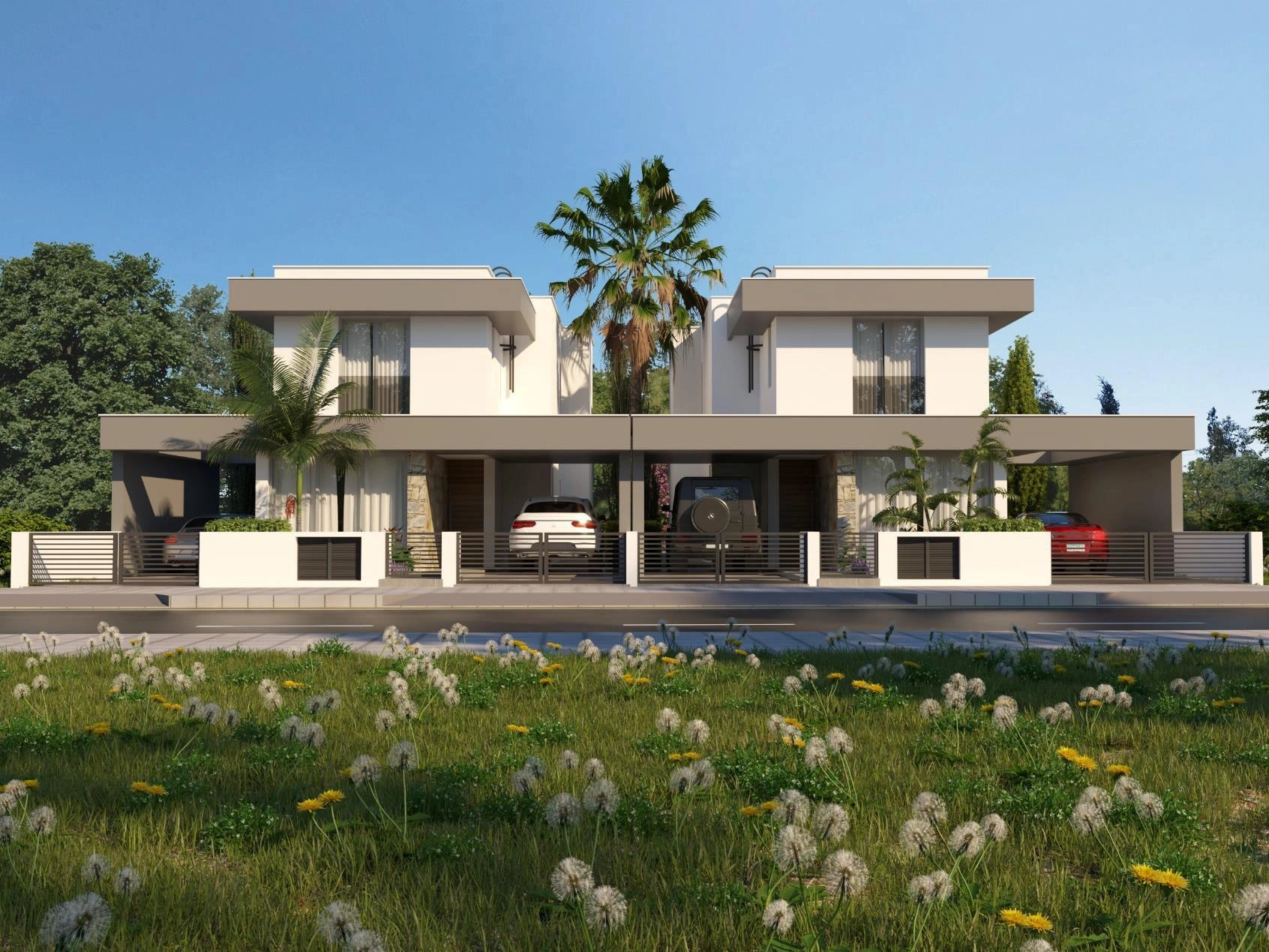 Виллы с садами в Ларнаке, Кипр