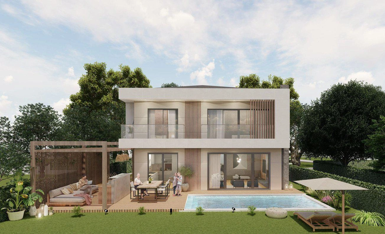 Виллы в новом жилом комплексе в Стамбуле, Турция