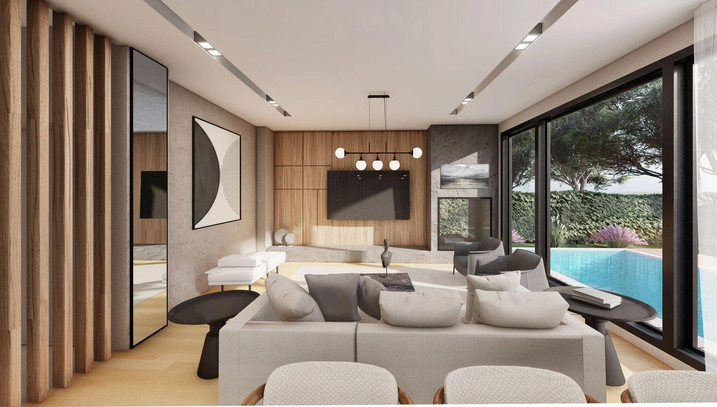 Виллы в новом жилом комплексе в Стамбуле, Турция