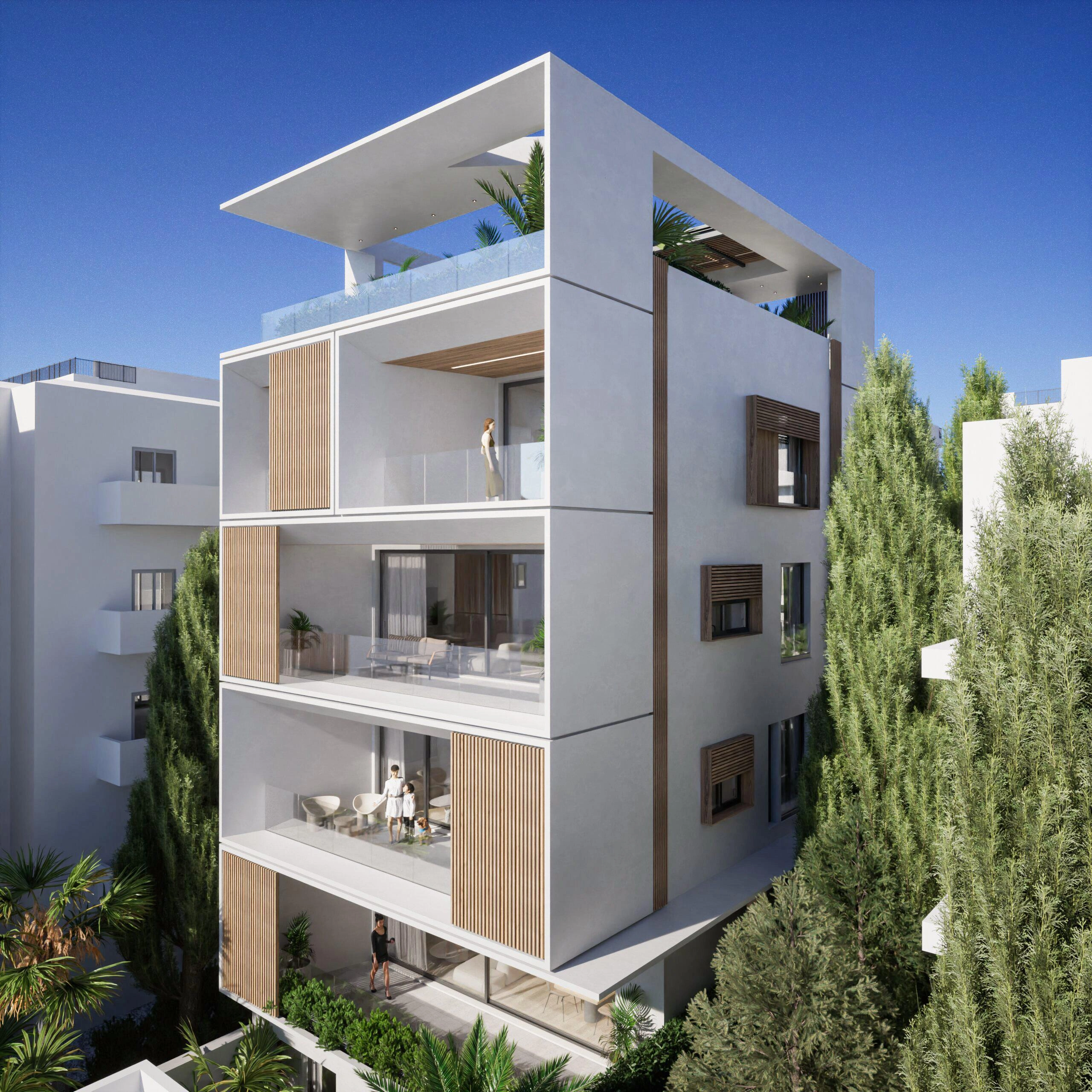 Квартиры в малоэтажном жилом комплексе у моря в Аттике, Греция