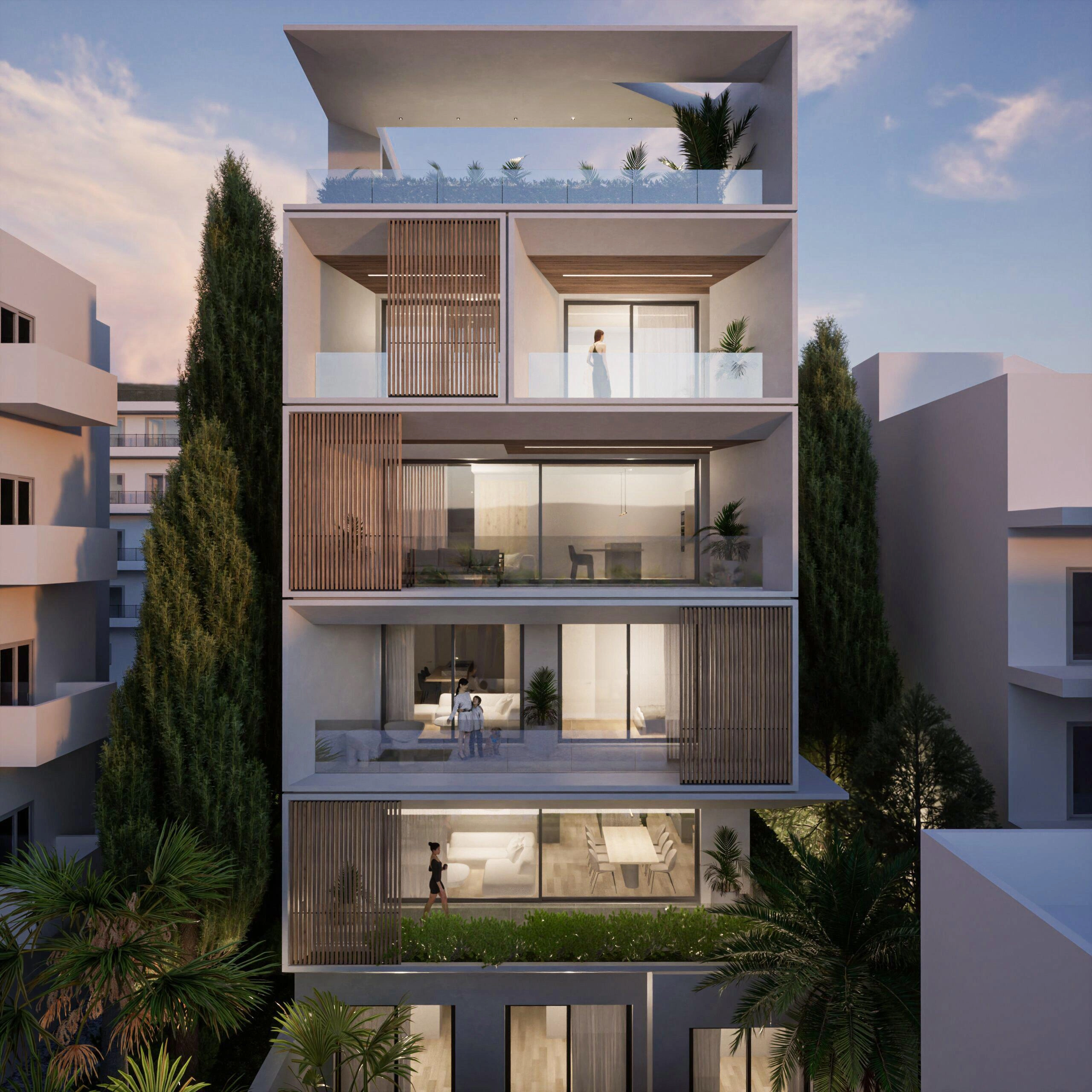 Квартиры в малоэтажном жилом комплексе у моря в Аттике, Греция