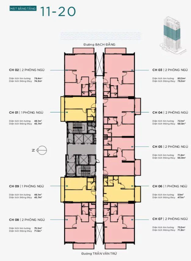 Квартиры на набережной в Дананге, Вьетнам