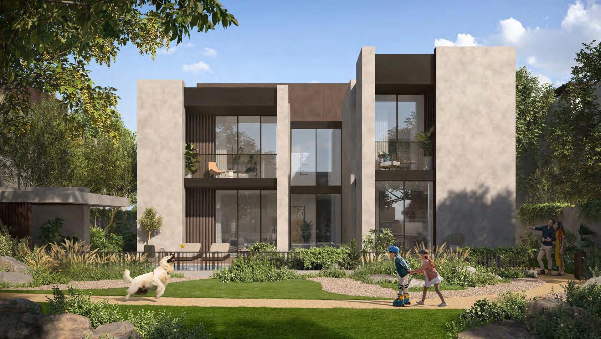 Виллы в современном жилом комплексе в Дубае, Объединённые Арабские Эмираты