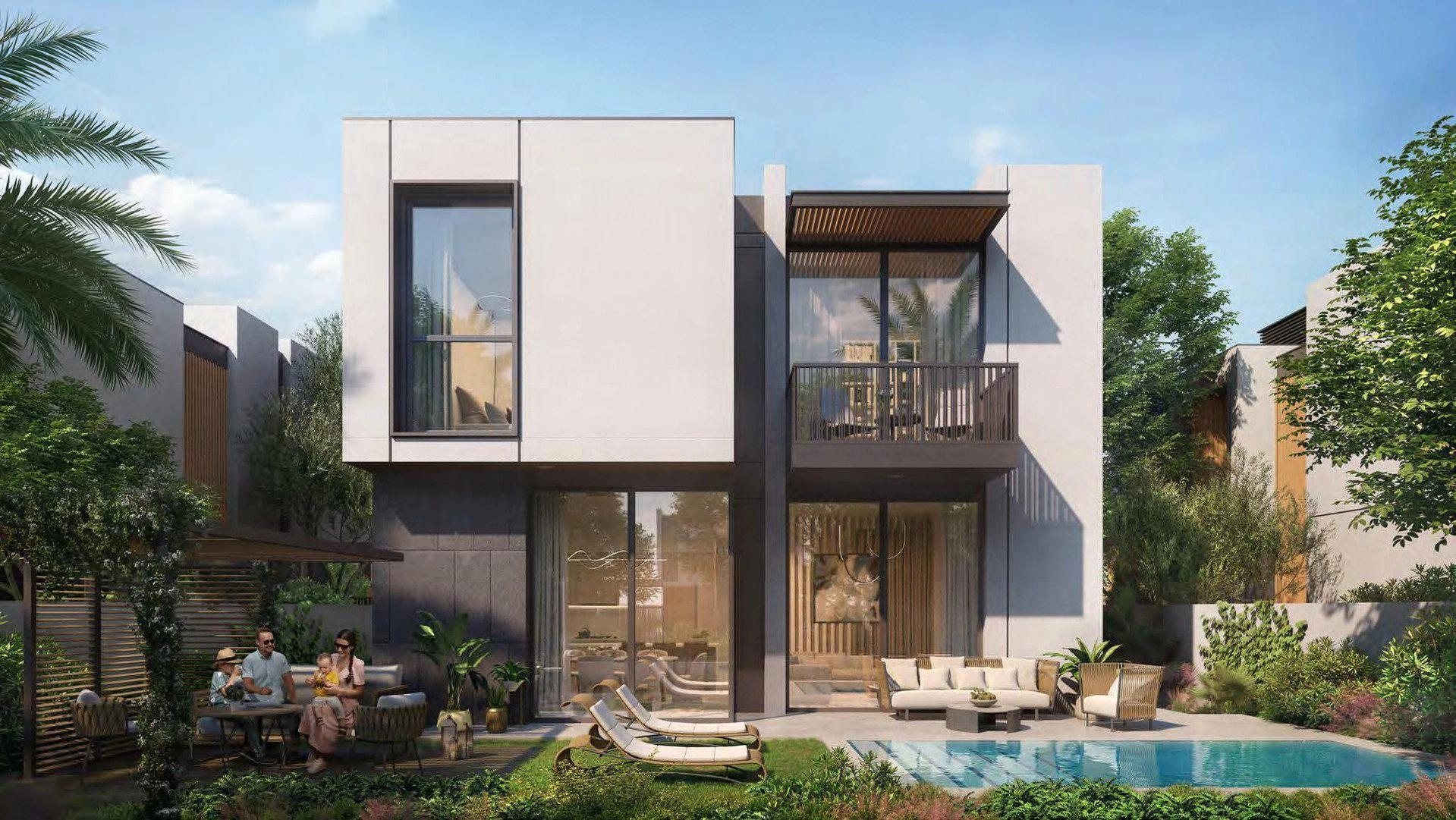 Виллы в современном жилом комплексе в Дубае, Объединённые Арабские Эмираты