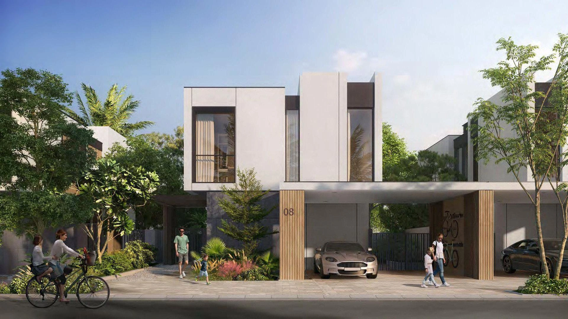 Виллы в современном жилом комплексе в Дубае, Объединённые Арабские Эмираты