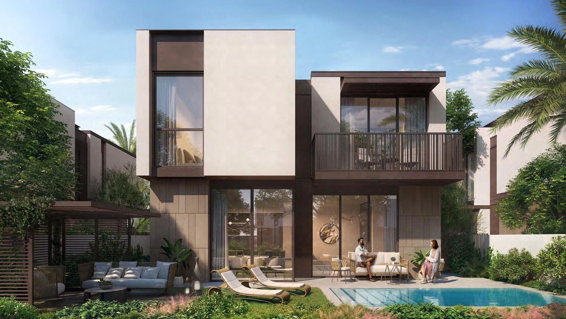 Виллы в современном жилом комплексе в Дубае, Объединённые Арабские Эмираты