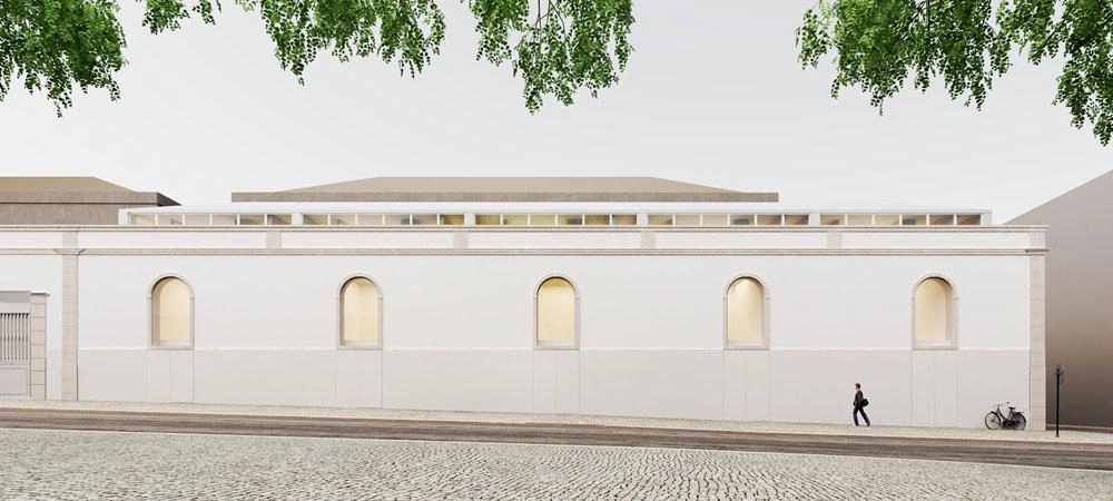 Таунхаусы в реконструированном здании у реки Тежу в Лиссабоне, Португалия