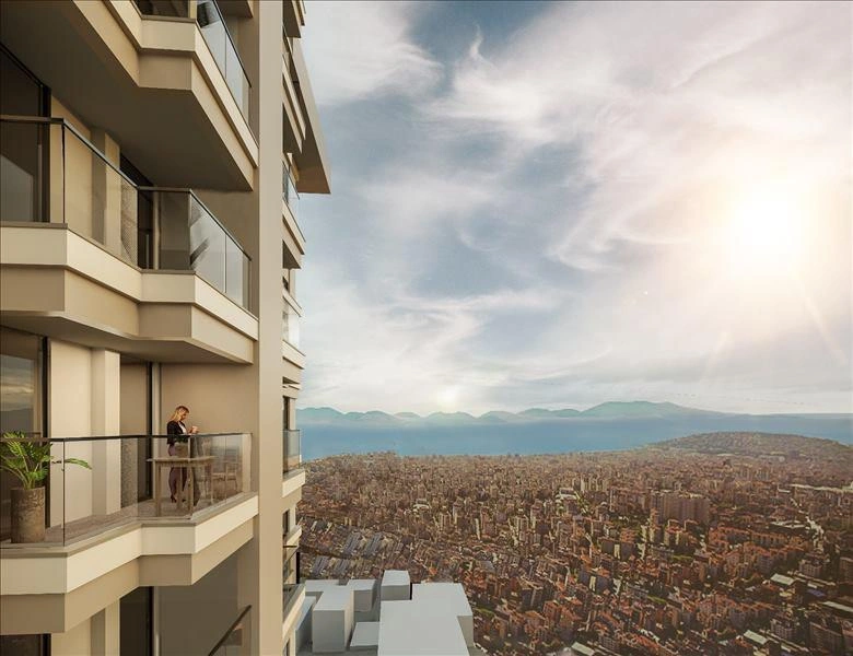 Квартиры в жилом комплексе с бассейнами и парком в Стамбуле, Турция