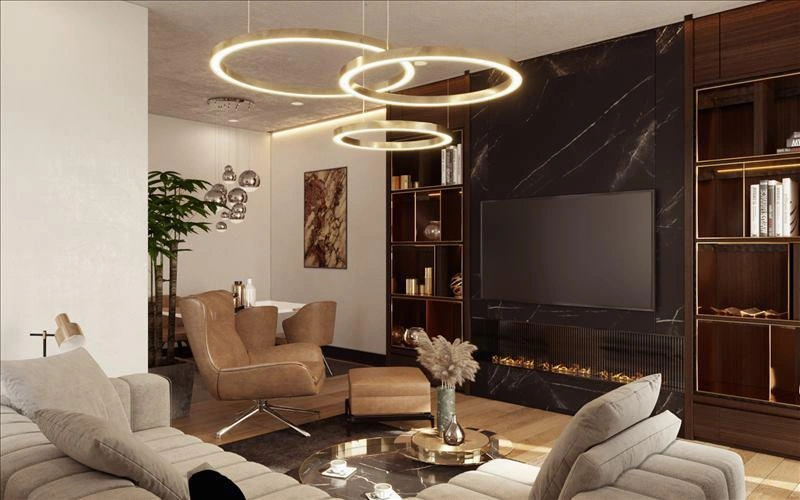 Квартиры в жилом комплексе с бассейнами и парком в Стамбуле, Турция