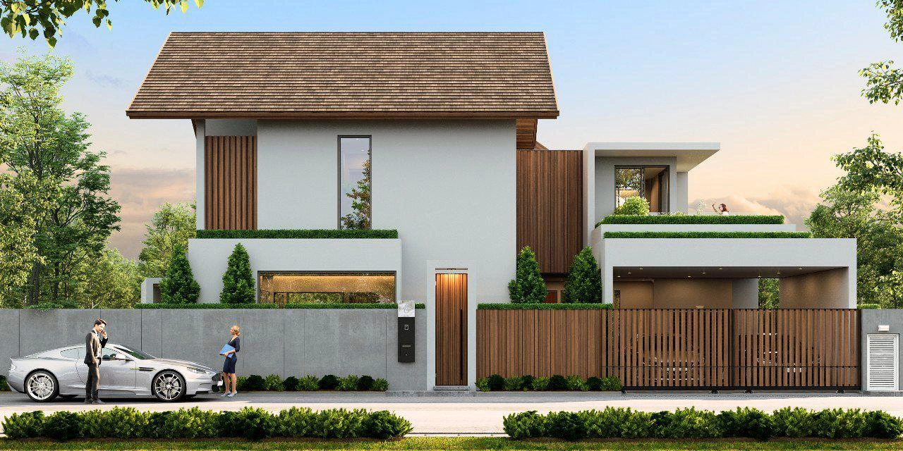 Виллы в жилом комплексе рядом с пляжем Лаян на Пхукете, Таиланд