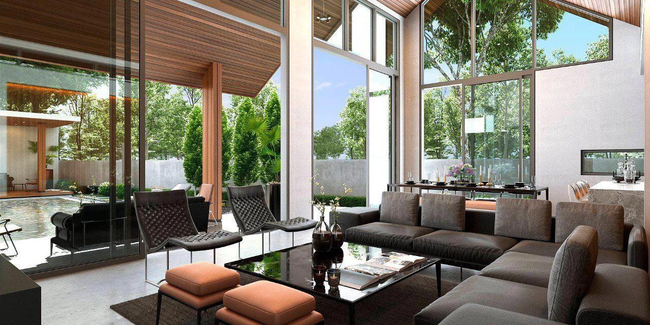 Виллы в жилом комплексе рядом с пляжем Лаян на Пхукете, Таиланд