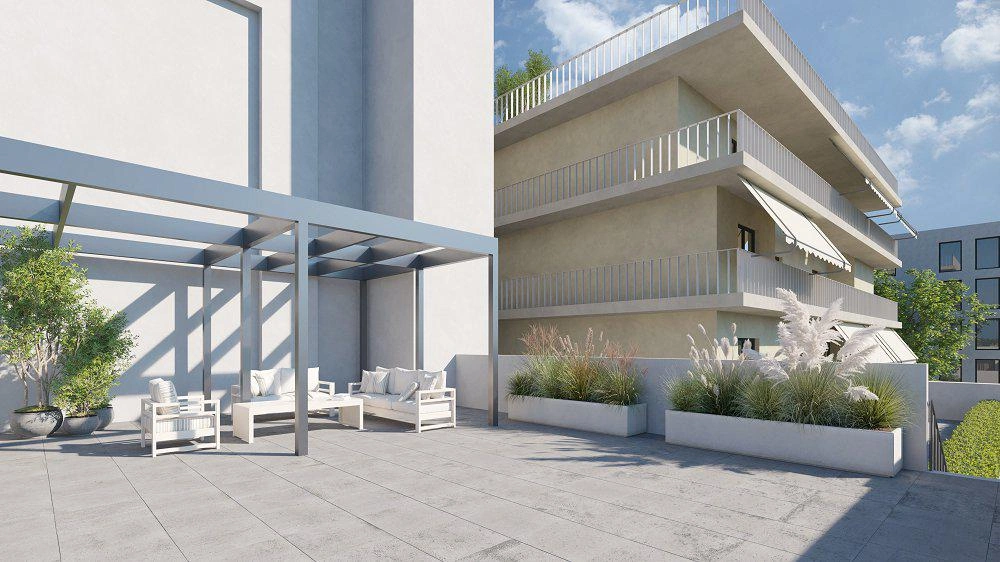 Апартаменты с террасой на крыше в Аттике, Греция