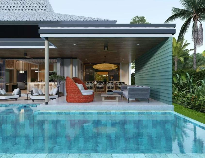 Виллы в новом жилом комплексе рядом с пляжами Лайян и Бан Тао, Пхукет, Таиланд