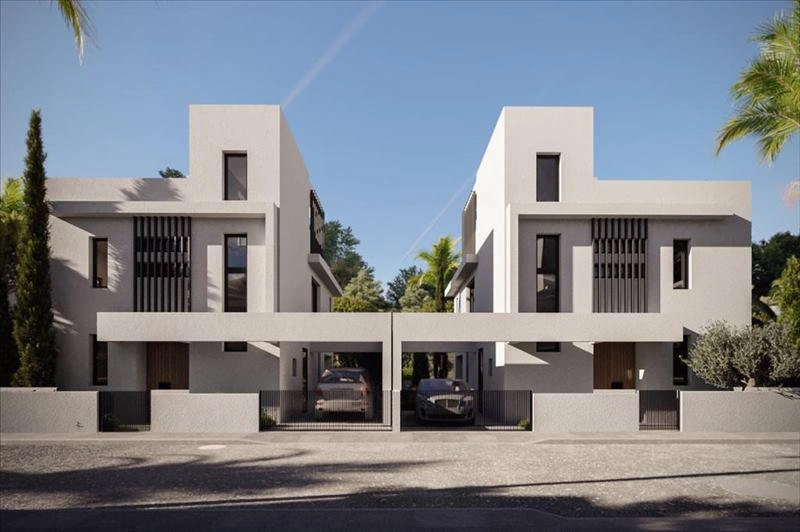 Виллы в современном жилом комплексе в Фамагусте, Кипр