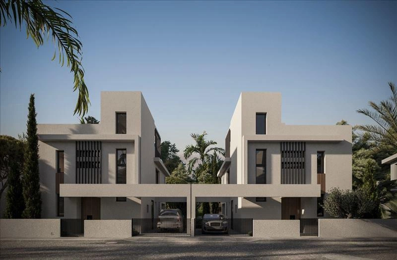 Виллы в современном жилом комплексе в Фамагусте, Кипр