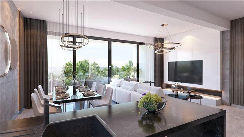 Квартиры в современном жилом комплексе в Ларнаке на Кипре