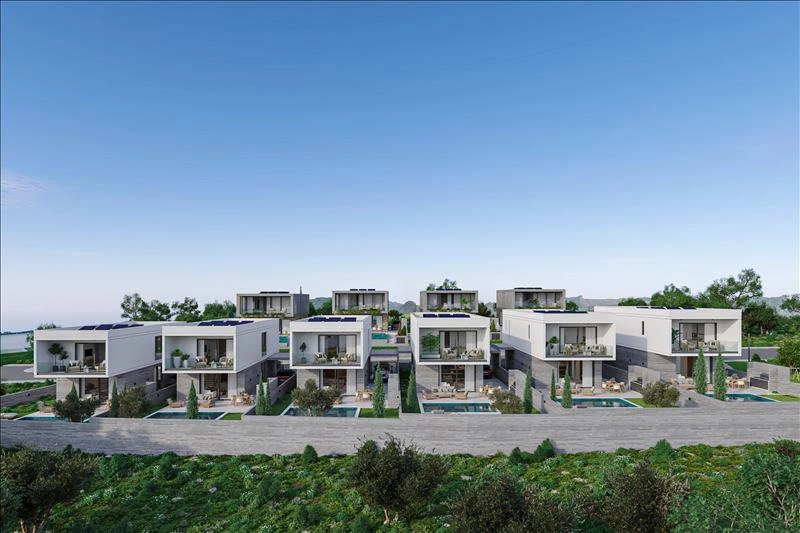 Виллы в современном жилом комплексе в Пафосе, Кипр