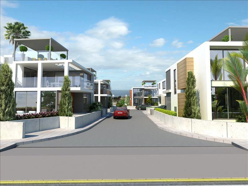 Виллы в современном жилом комплексе в районе Фамагусты, Кипр