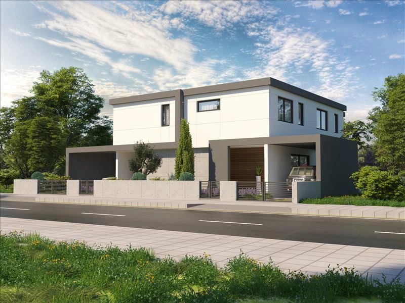 Виллы в современном жилом комплексе в Лакатамии (Никосия, Кипр)