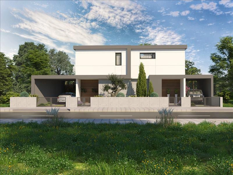 Виллы в современном жилом комплексе в Лакатамии (Никосия, Кипр)