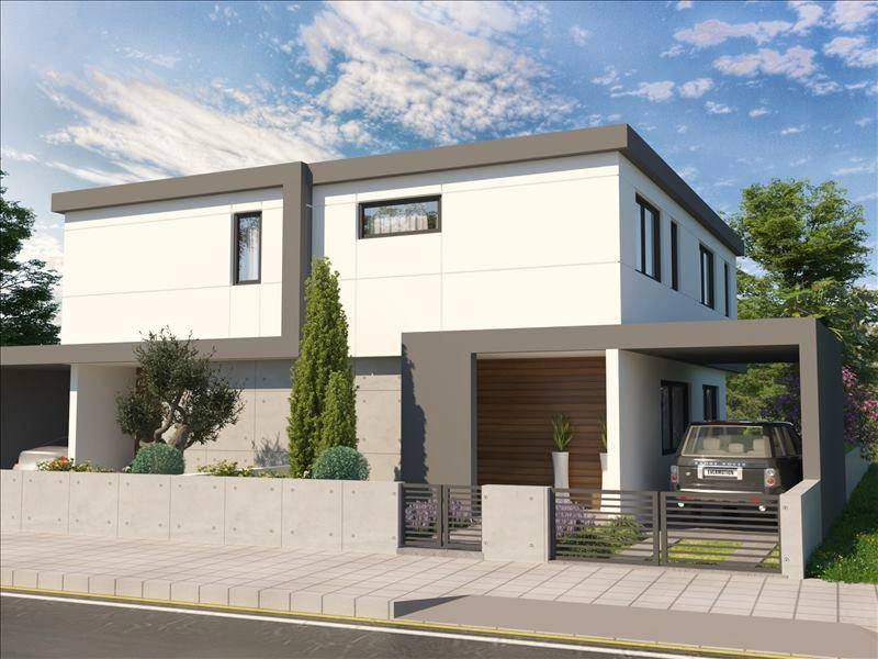 Виллы в современном жилом комплексе в Лакатамии (Никосия, Кипр)