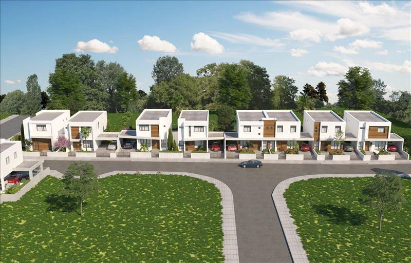 Виллы в современном жилом комплексе в Никосии, Кипр