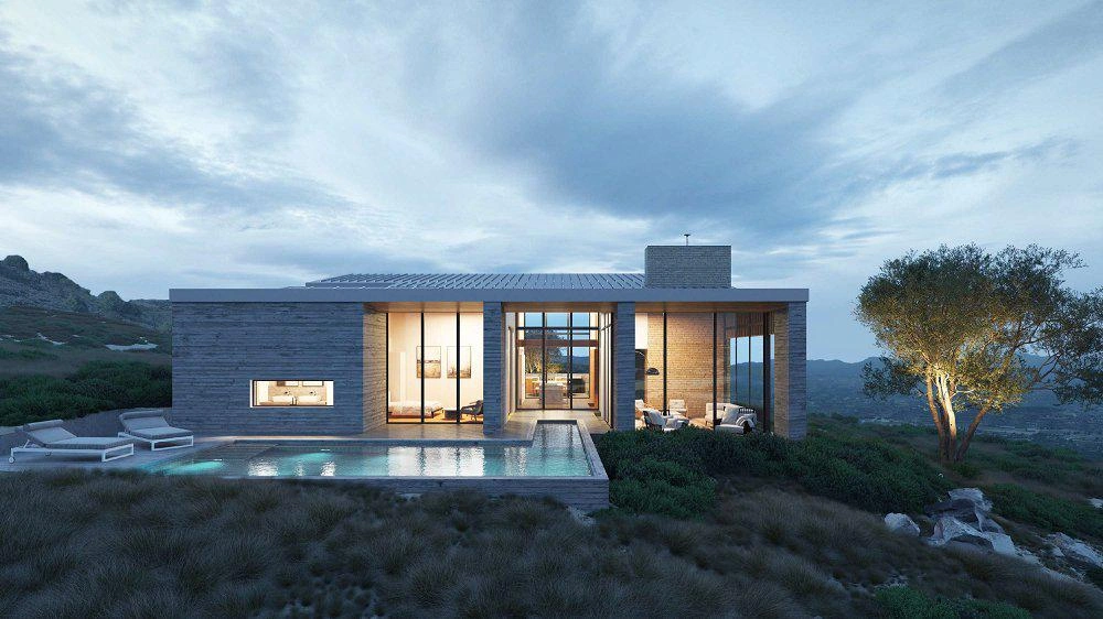 Виллы в большом жилом комплексе в Пафосе, на Кипре