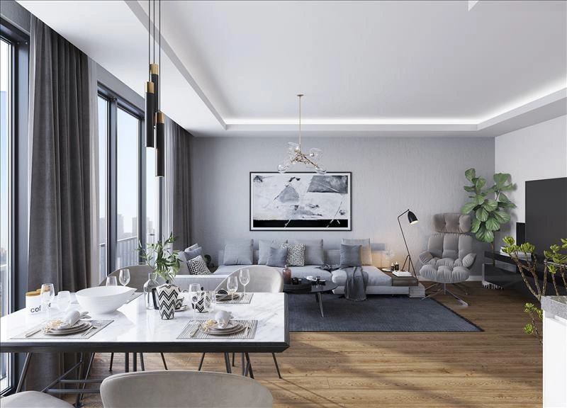 Квартиры в современном жилом комплексе в Аташехире, Стамбул, Турция