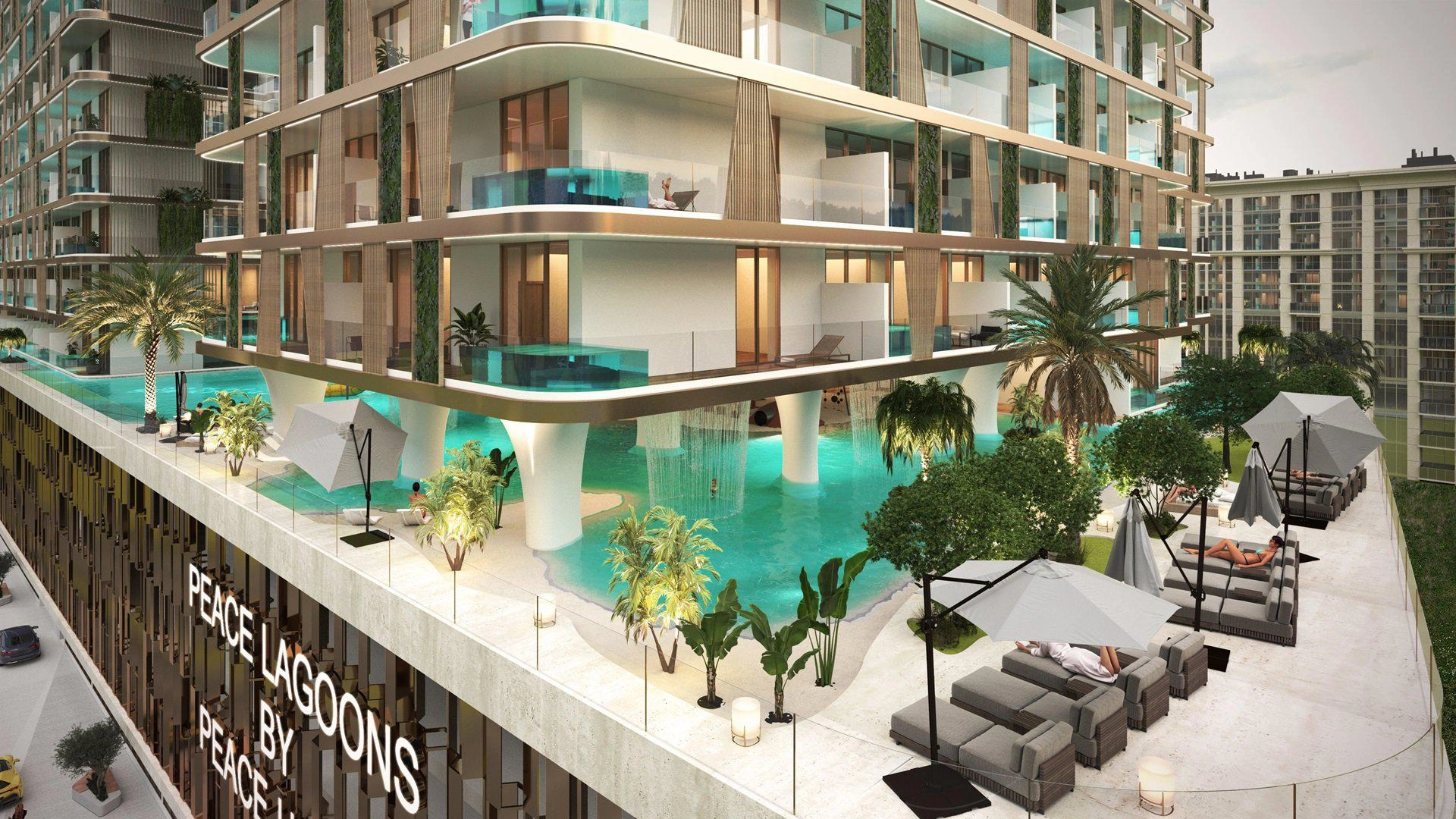 Апартаменты Peace Lagoons, Объединённые Арабские Эмираты, Дубай