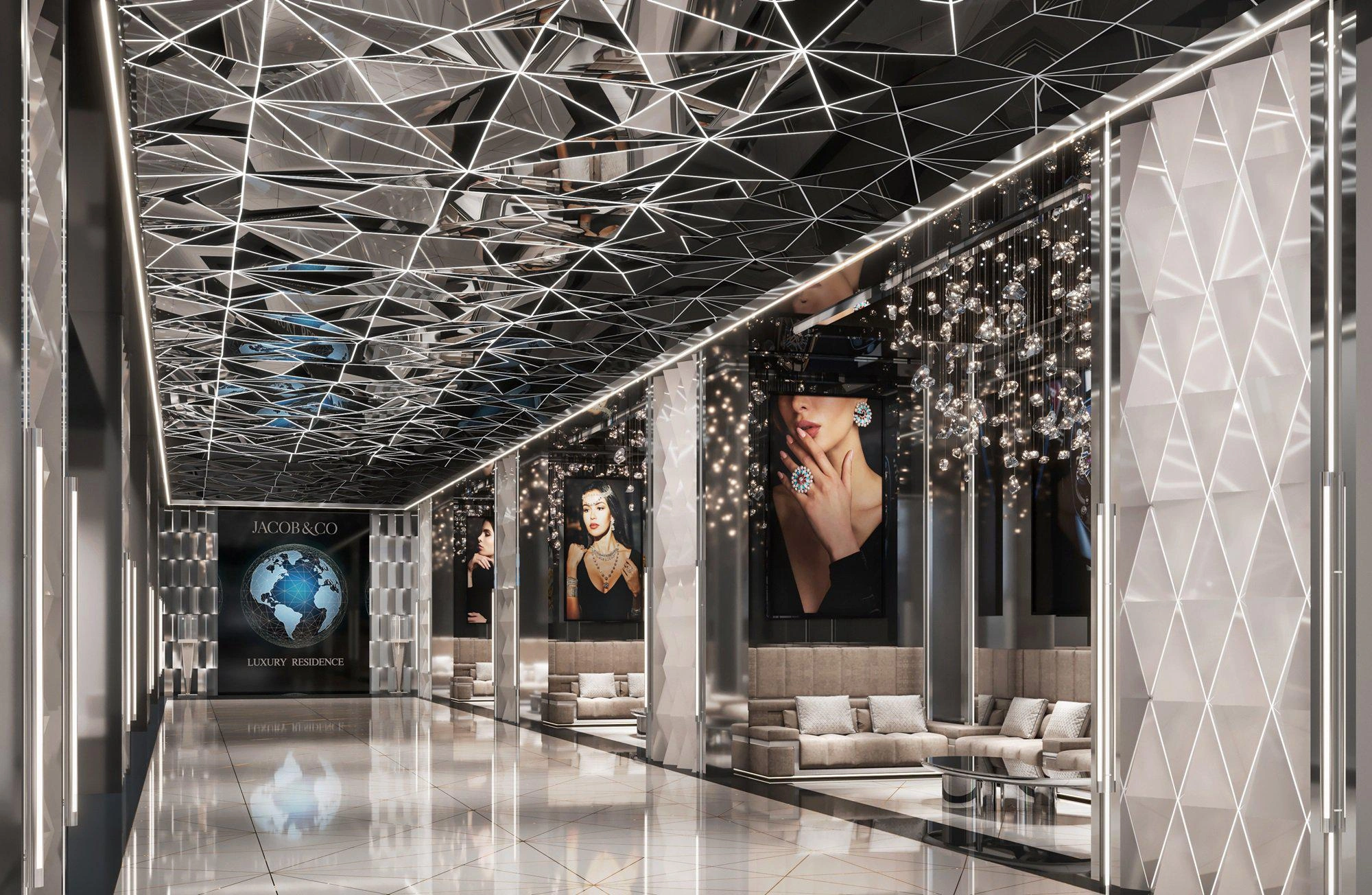 Апартаменты Burj Binghatti Jacob, Объединённые Арабские Эмираты, Дубай