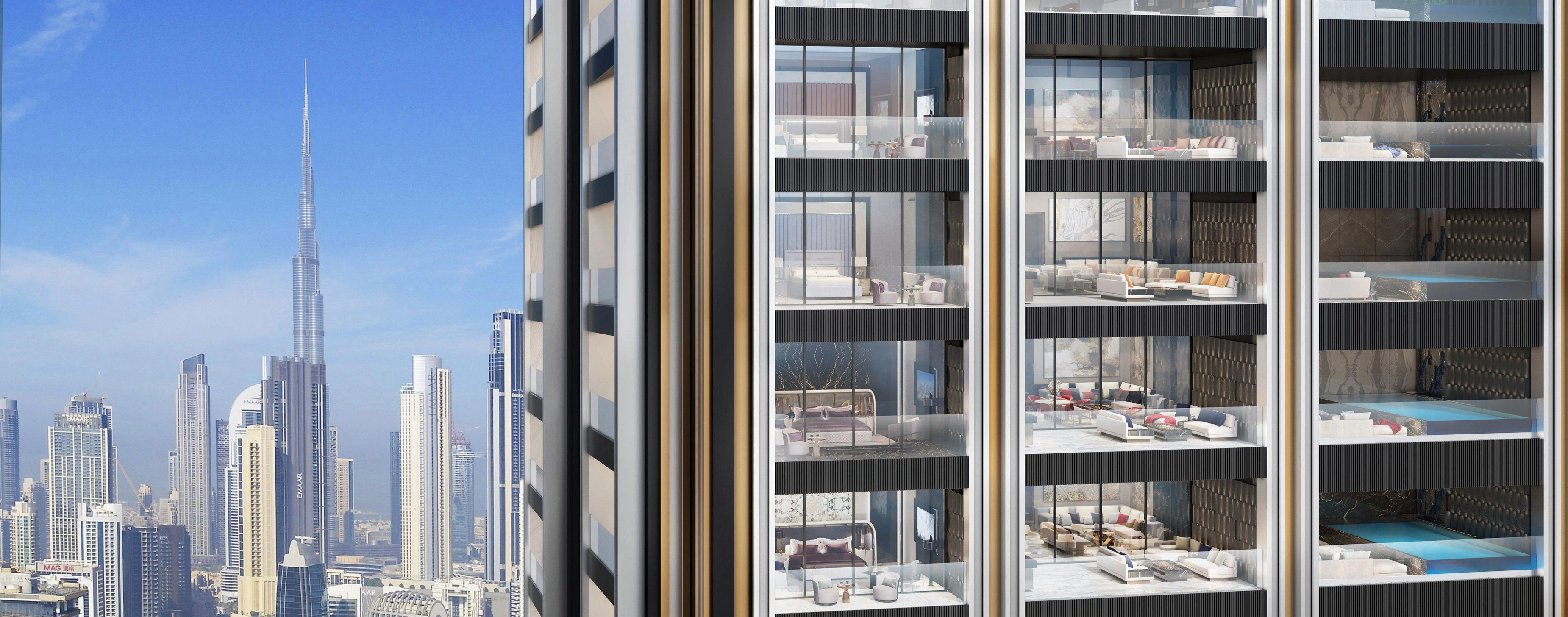 Апартаменты Burj Binghatti Jacob, Объединённые Арабские Эмираты, Дубай