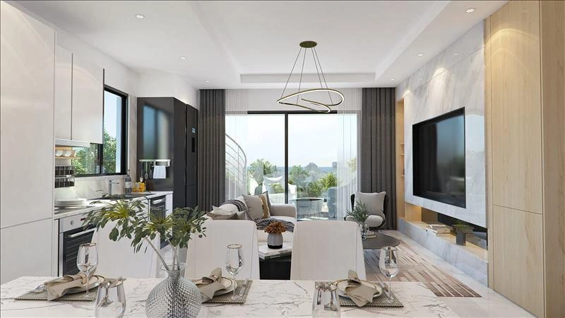 Малоэтажные квартиры с рассрочкой в Ларнаке, Кипр