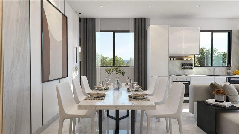 Малоэтажные квартиры с рассрочкой в Ларнаке, Кипр