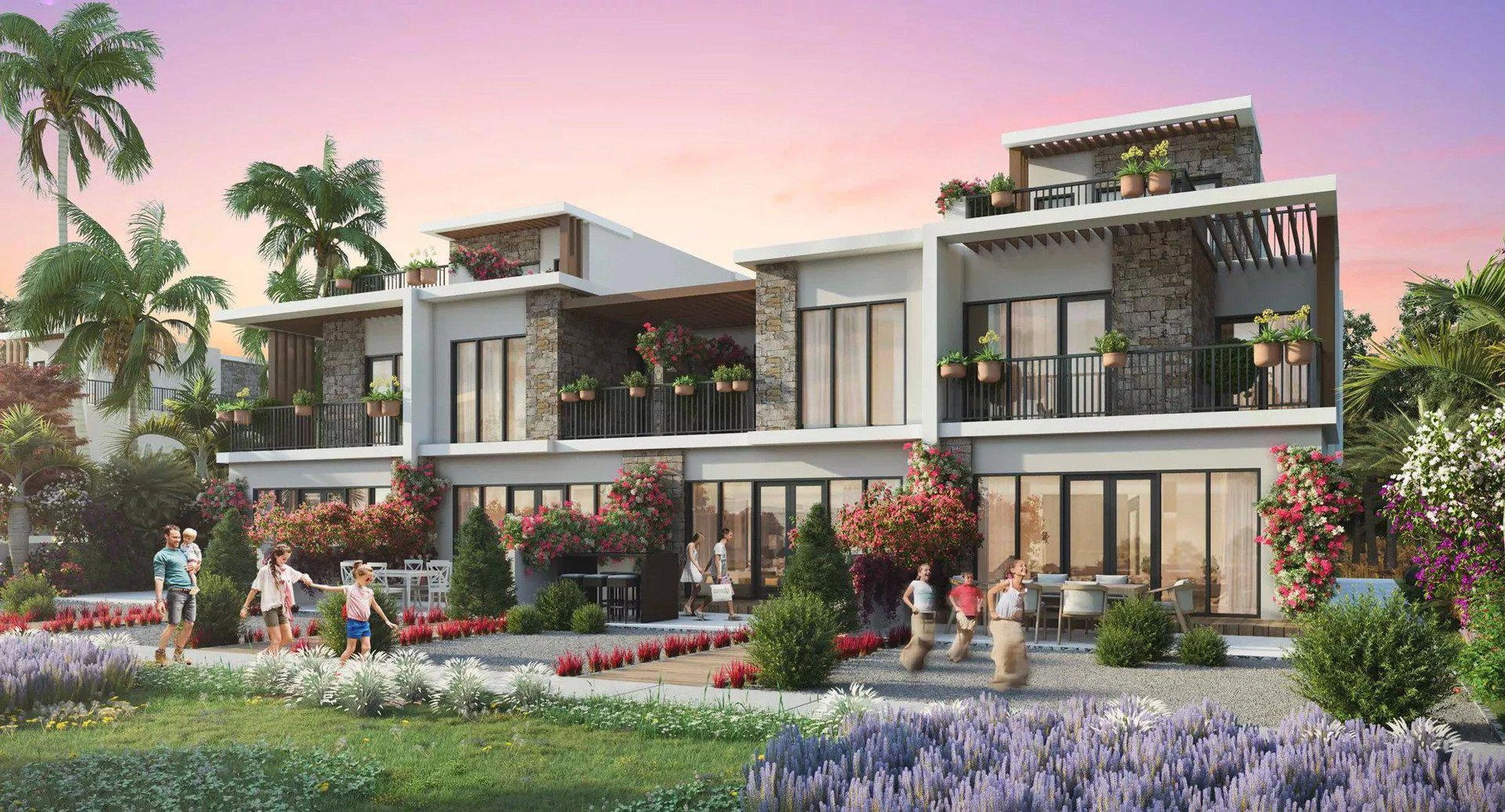 Таунхаусы в жилом комплексе в Golf City, Дубай, ОАЭ