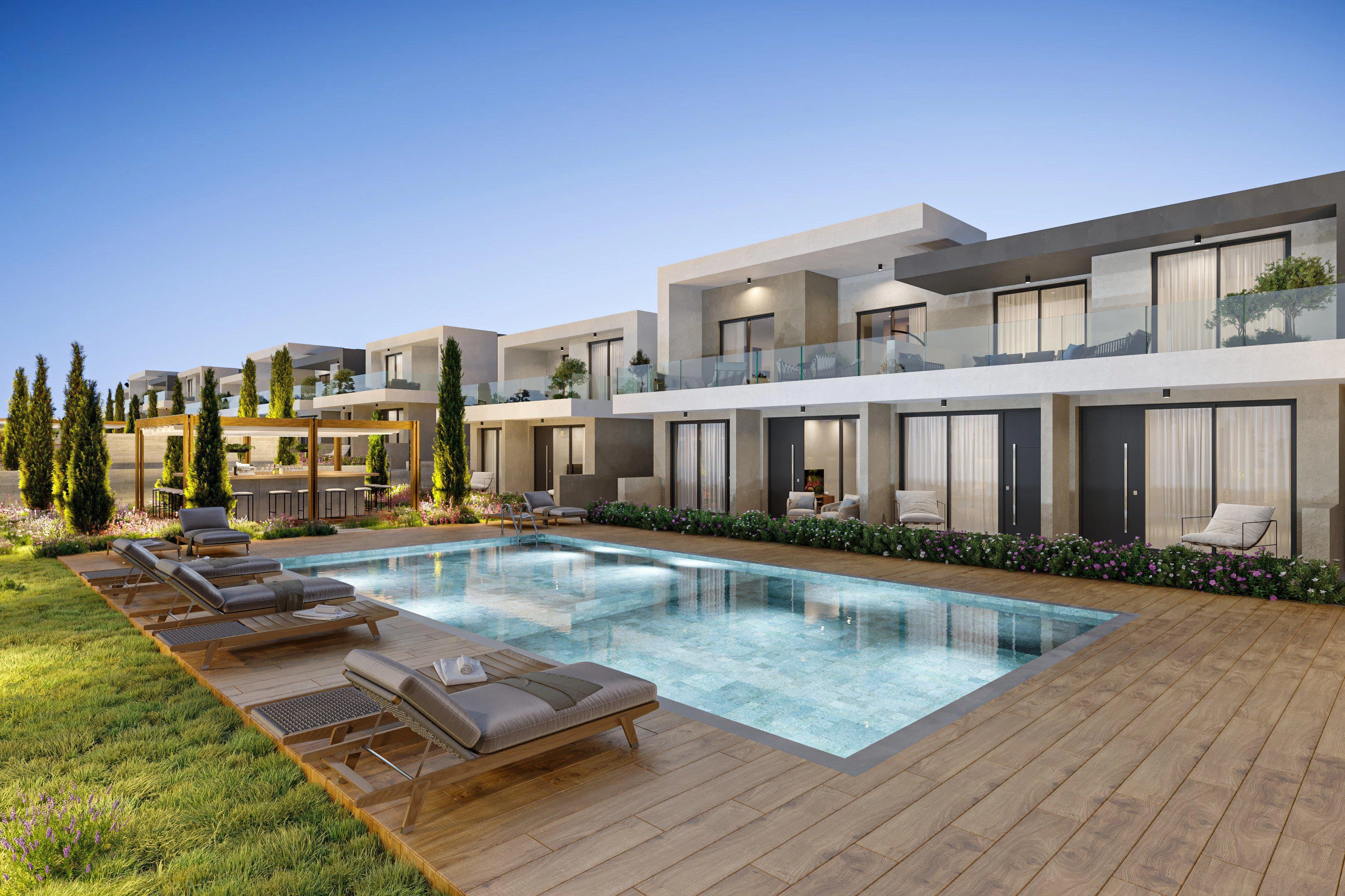 Квартиры в новом жилом комплексе в Пафосе на Кипре