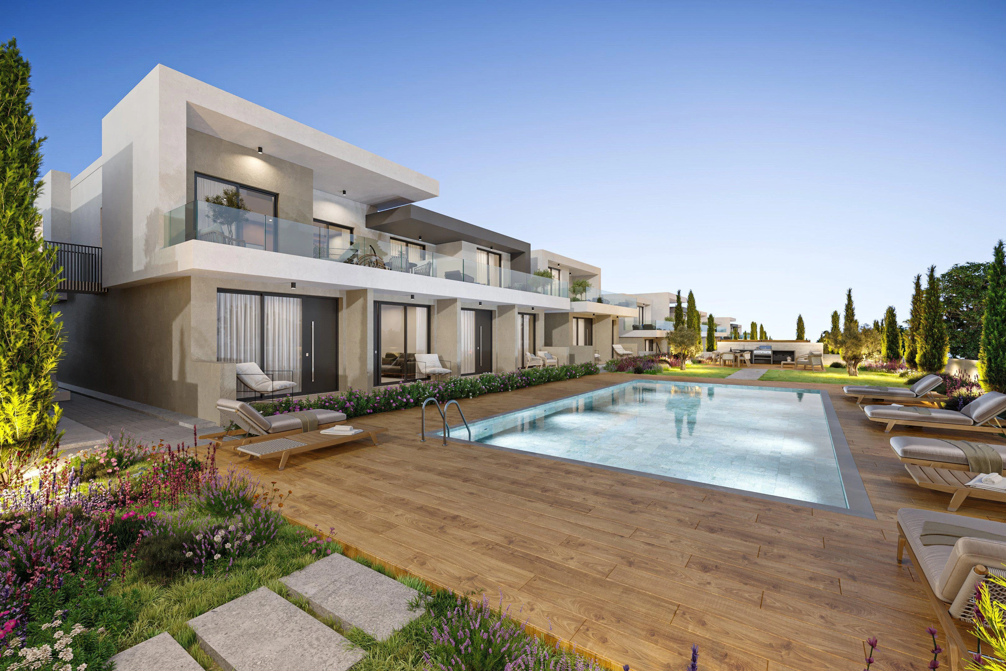 Квартиры в новом жилом комплексе в Пафосе на Кипре