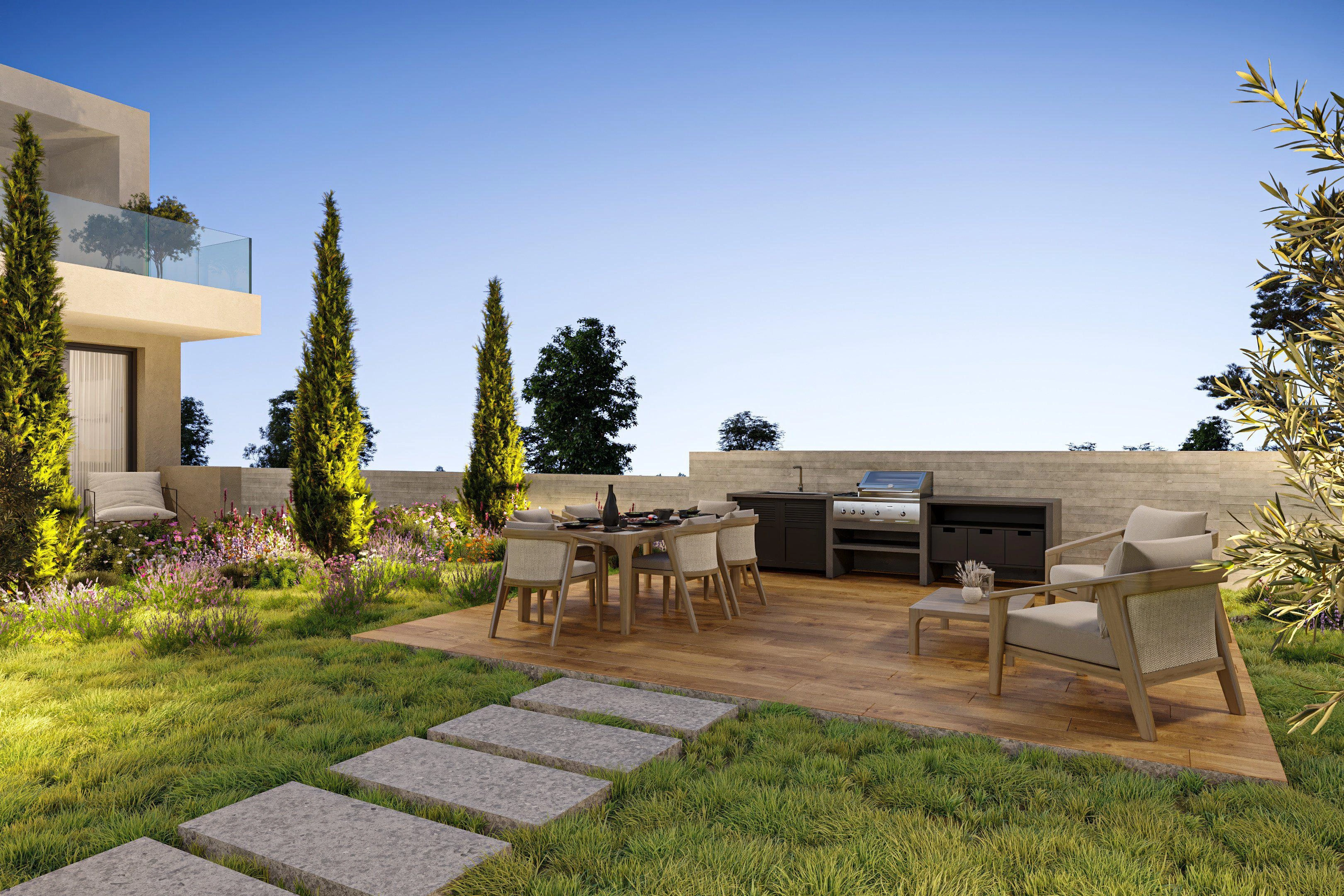 Квартиры в новом жилом комплексе в Пафосе на Кипре