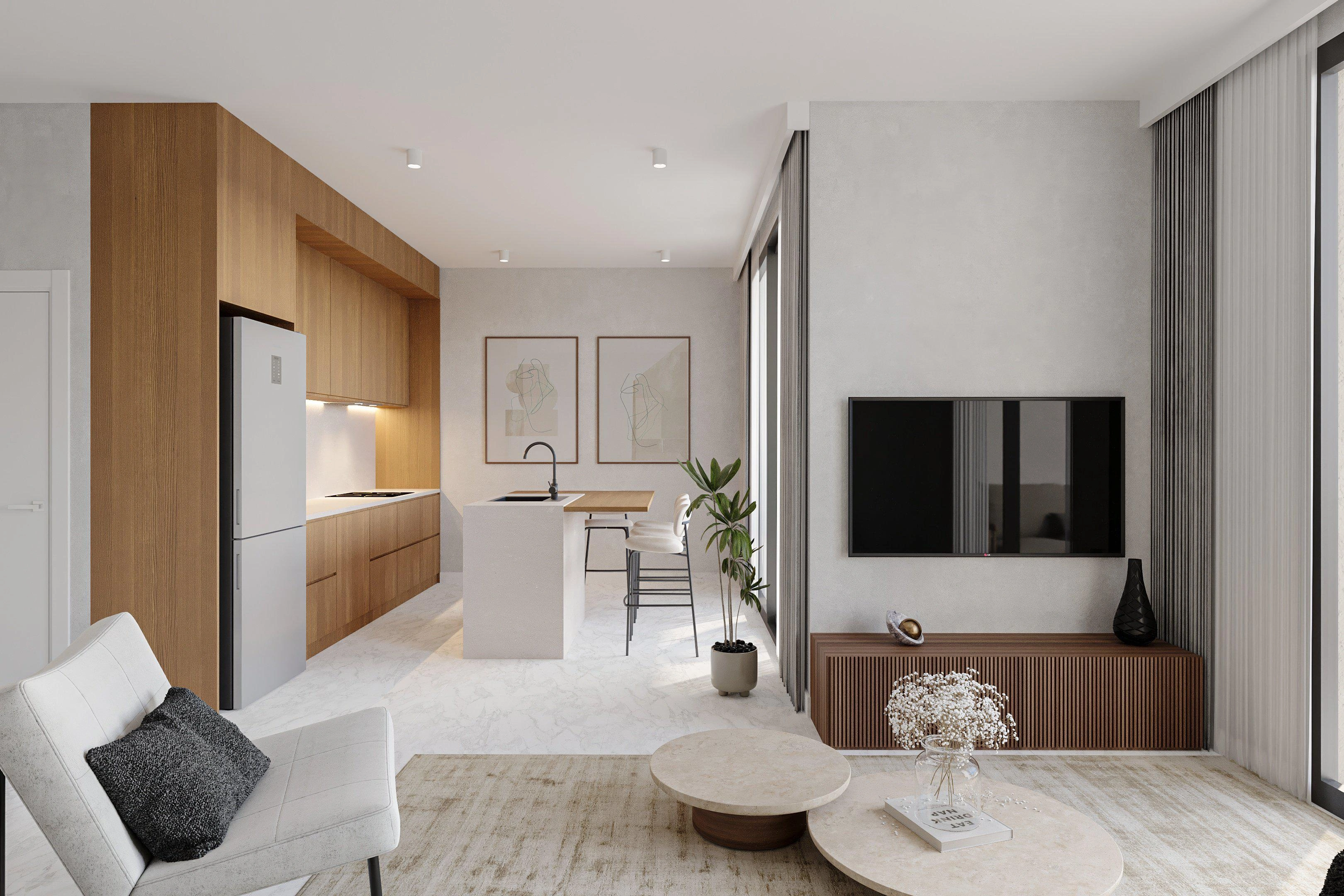 Квартиры в новом жилом комплексе в Пафосе на Кипре