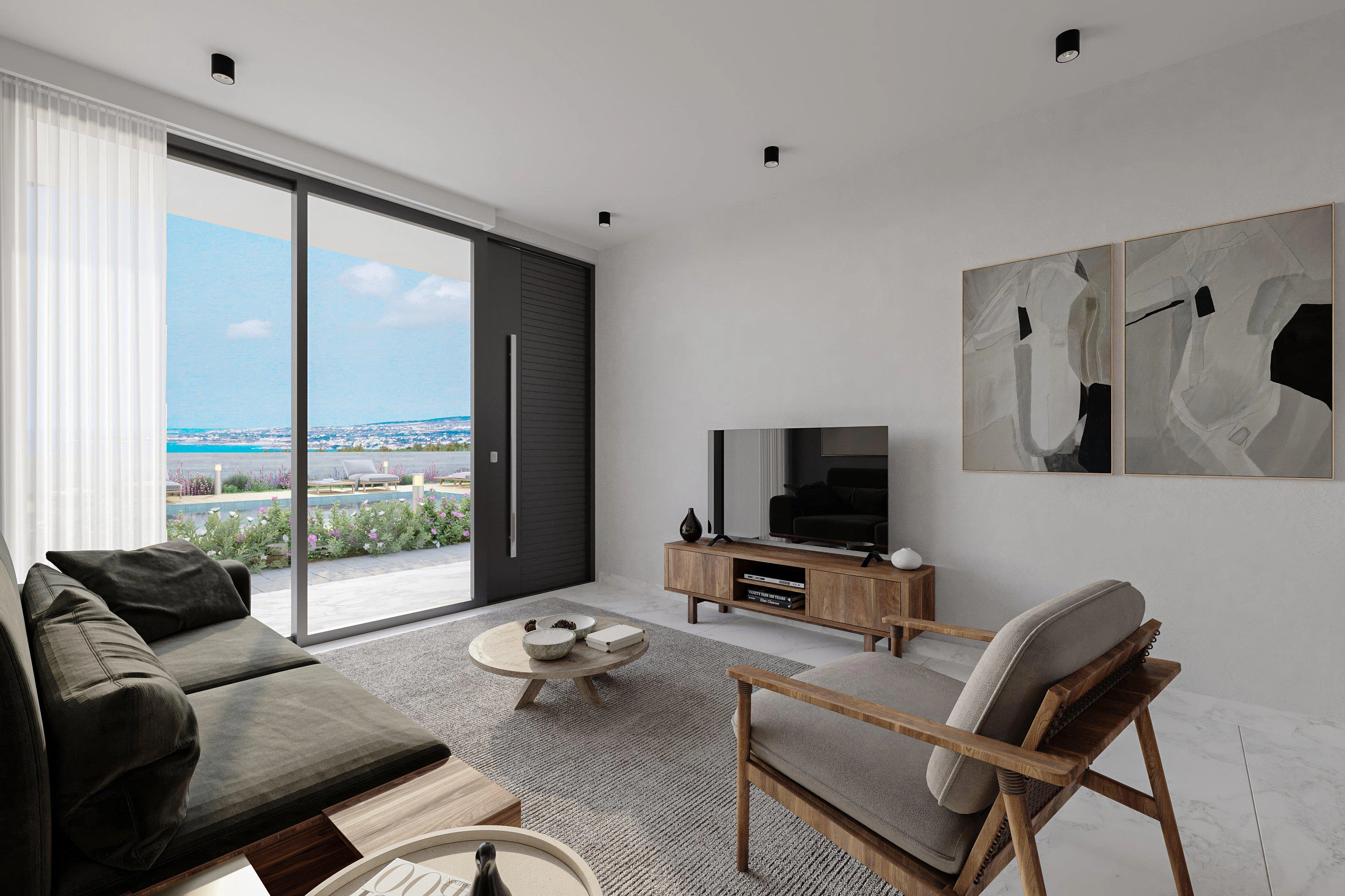 Квартиры в новом жилом комплексе в Пафосе на Кипре