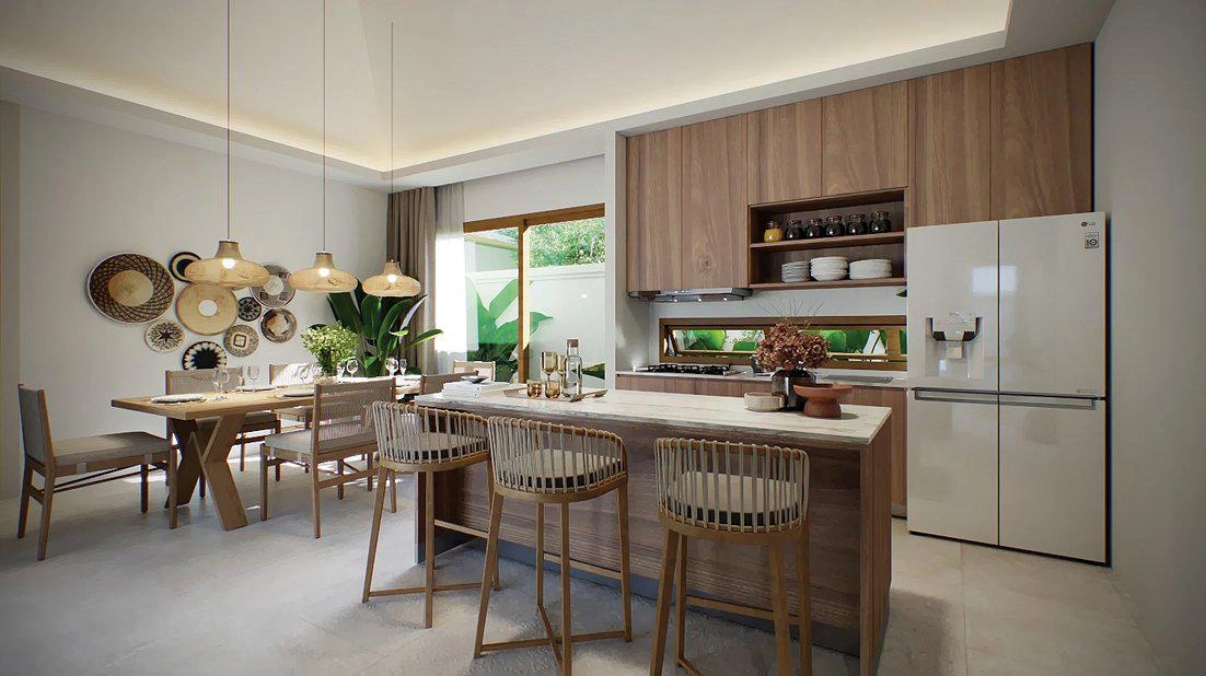 Виллы в жилом комплексе рядом с пляжем Най Янг, Пхукет, Таиланд