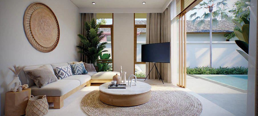 Виллы в жилом комплексе рядом с пляжем Най Янг, Пхукет, Таиланд