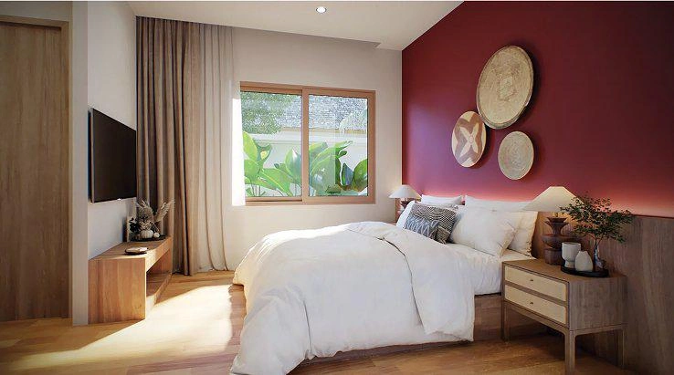 Виллы в жилом комплексе рядом с пляжем Най Янг, Пхукет, Таиланд